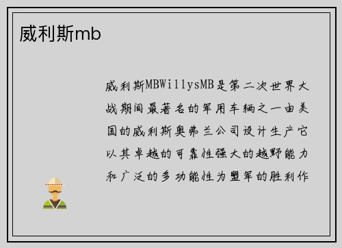 威利斯mb